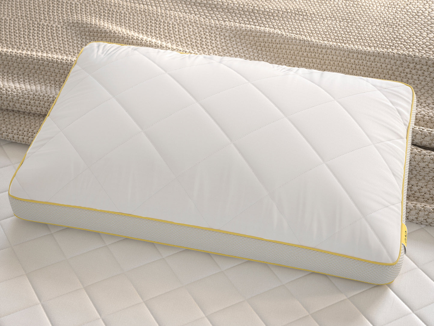 the memory foam pillow hybrid front and back sleeper