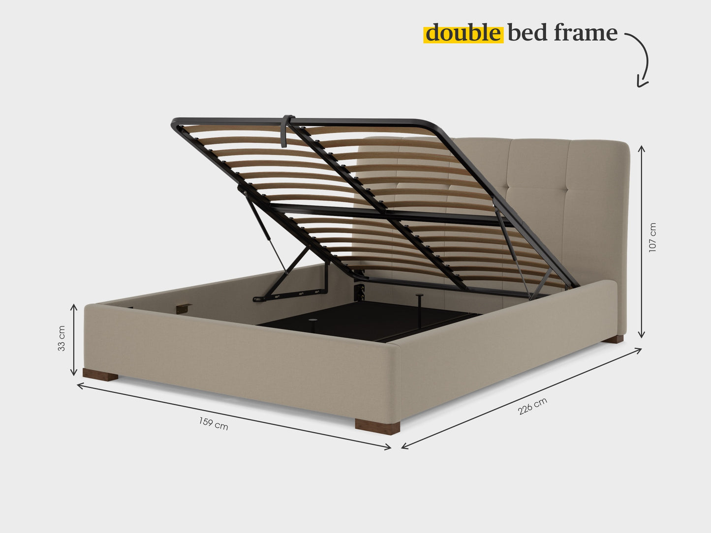 the san diego bed frame